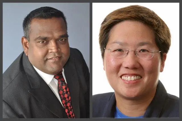 Vernon Barsatee and Liane Wong