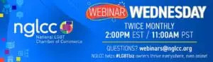 Webinar Wednesdays happen twice a month at 2:00pm Eastern Time or 11:00am Pacific Time.